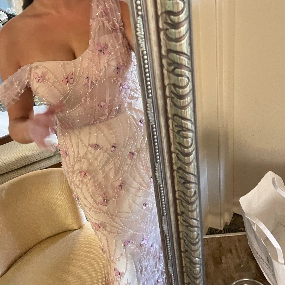 Jovani butterfly dress